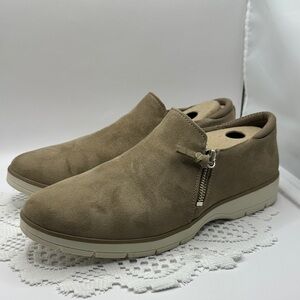 Women’s Dr. Scholls Tan Suede Slip-On Loafers Nice Day Out